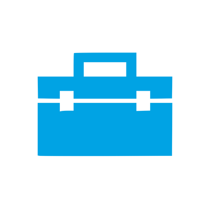 Toolbox Briefcase Logo #00a3e4