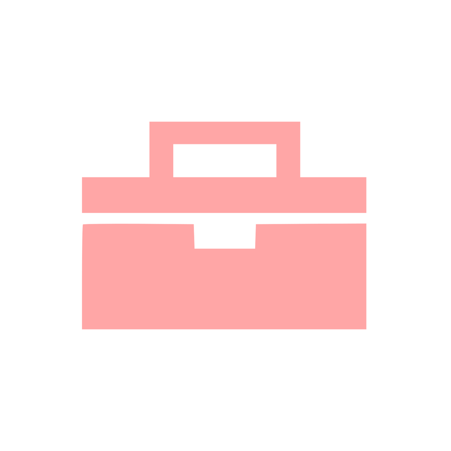 Toolbox Storage Box Logo #ffa6a6