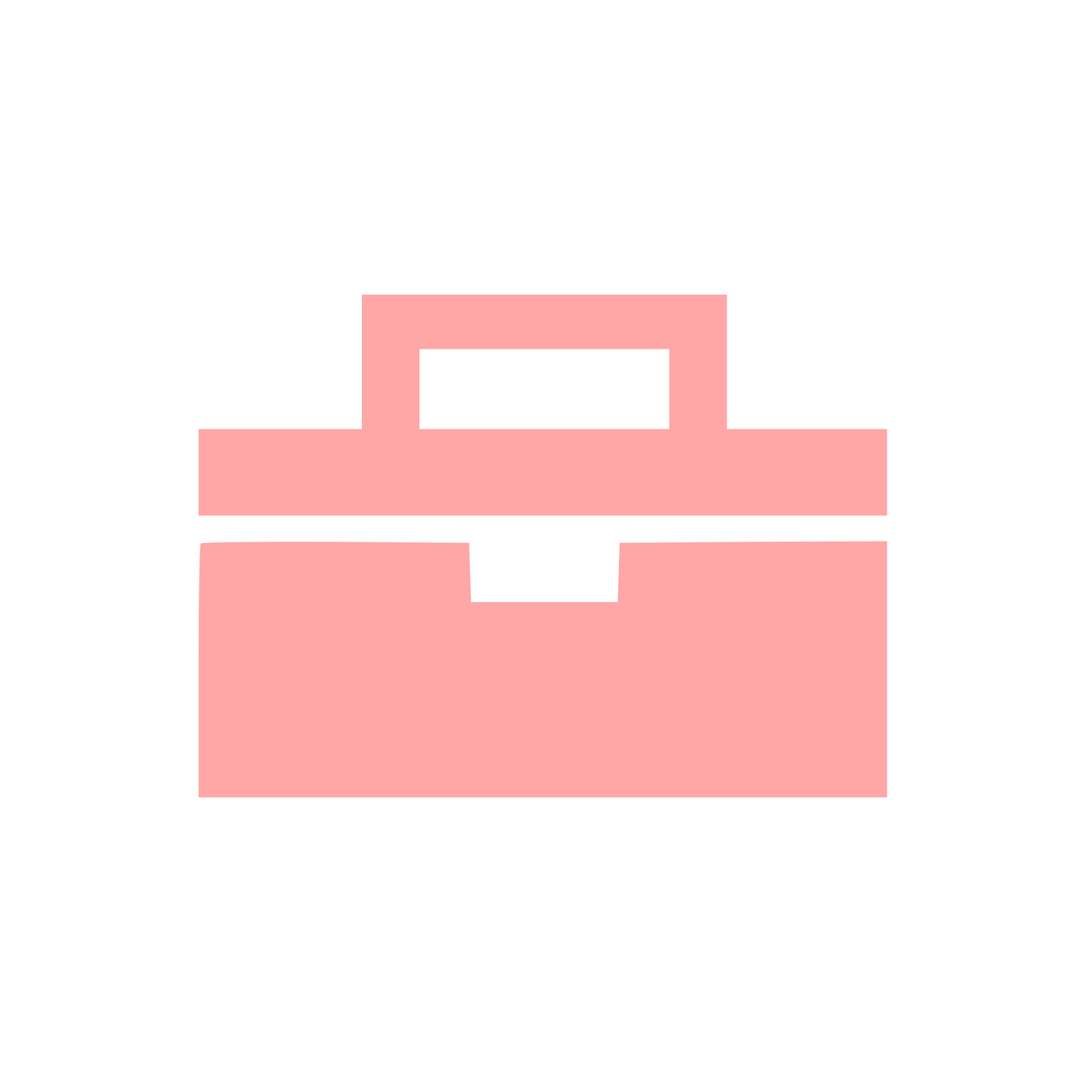 Toolbox Storage Box Logo #ffa6a6