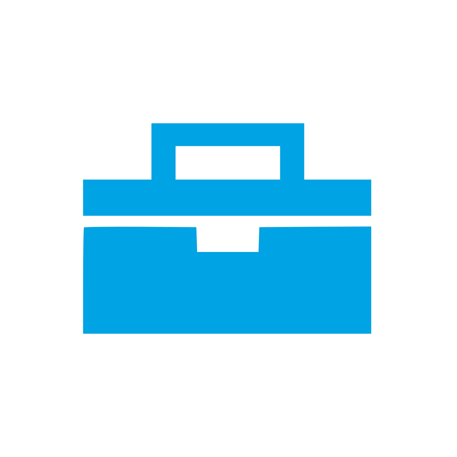 Toolbox Storage Box Logo #00a3e4