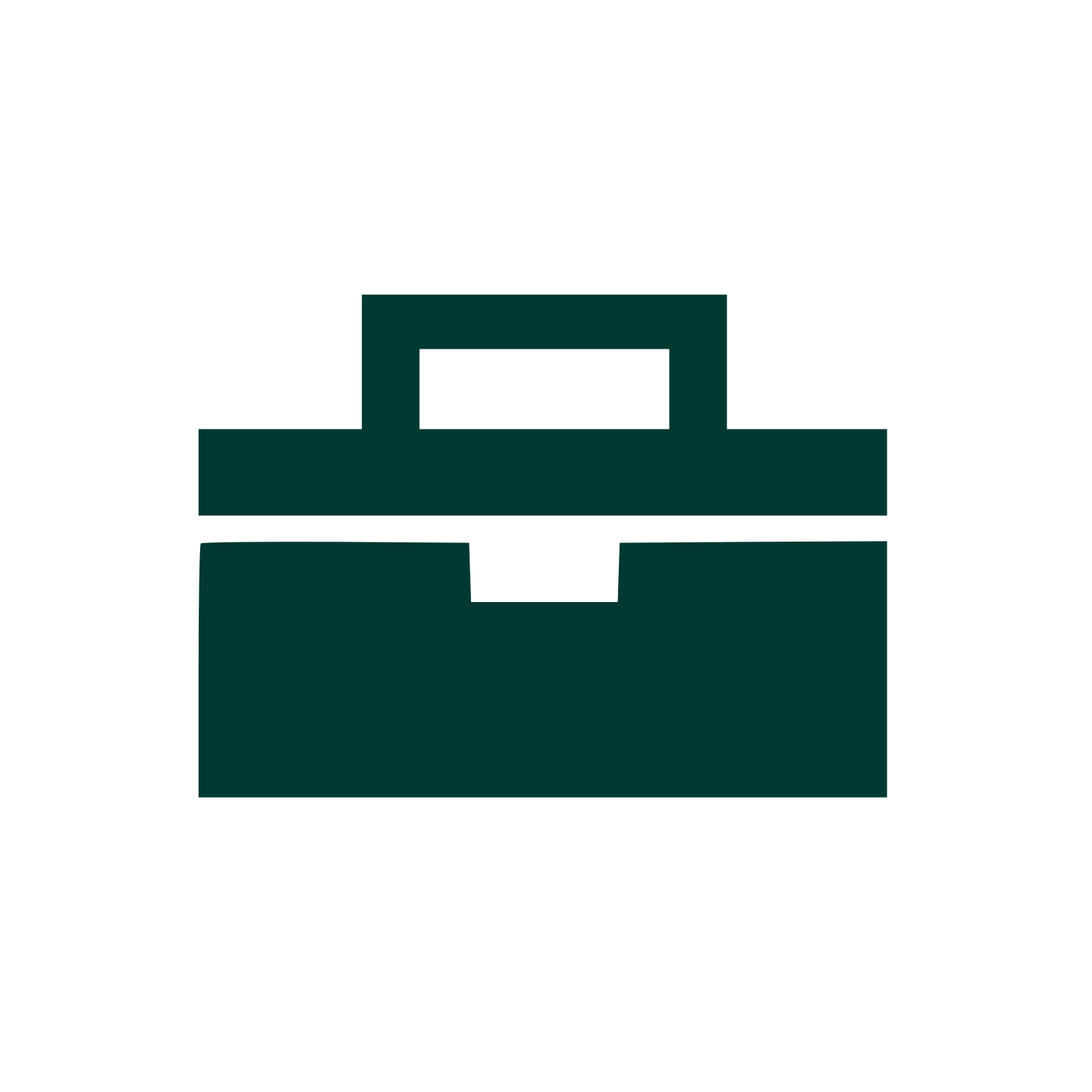 Toolbox Storage Box Logo #003932