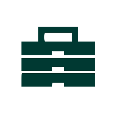 Toolbox Stack Logo #ffffff/#003932