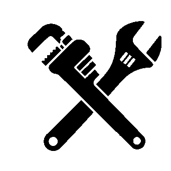 Crossed Wrenches Tools Logo