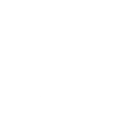 Crossed Axe Hammer Logo #ffffff