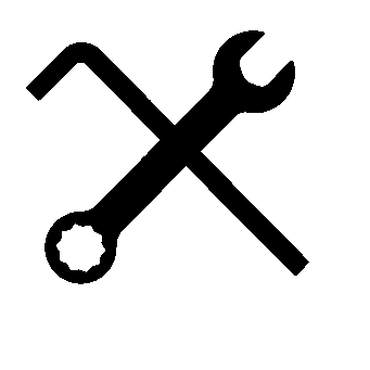 Crossed Wrench Tools Logo