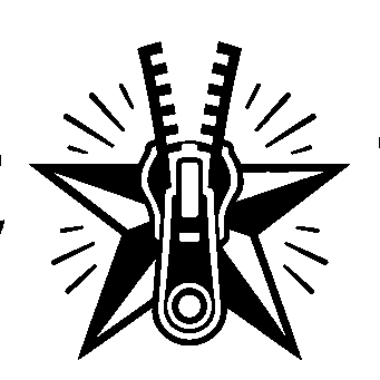 Zipper Star Tattoo Logo