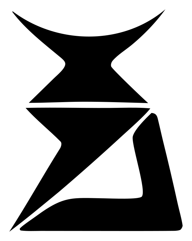 Abstract Beetle Silhouette Icon