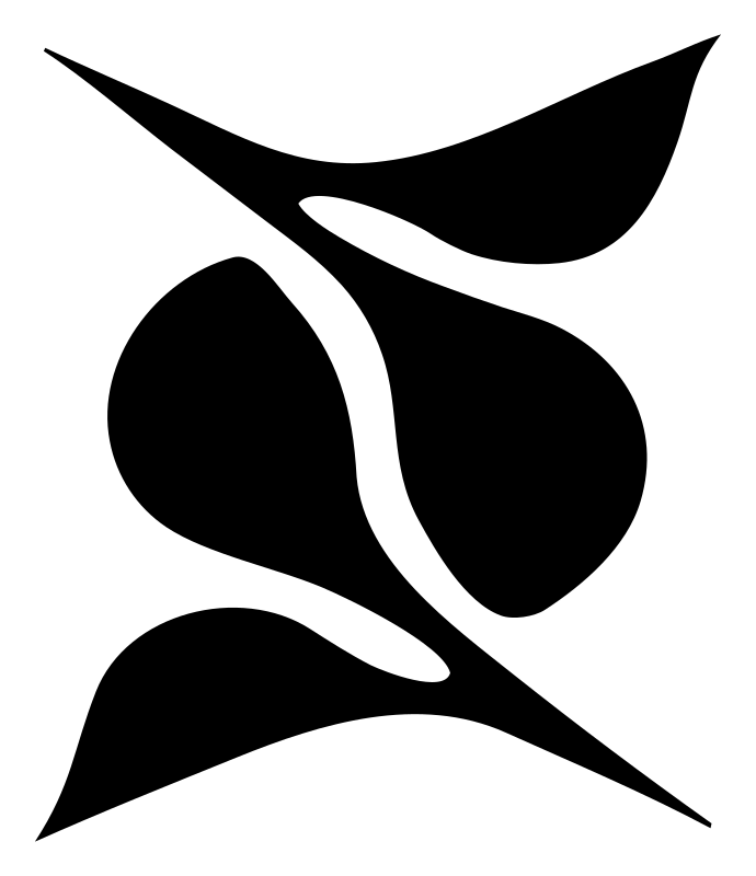 Abstract S-Shape Gemini Icon