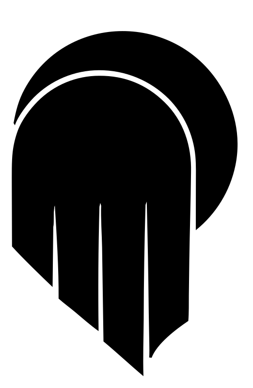 Arched Gauntlet Silhouette Badge