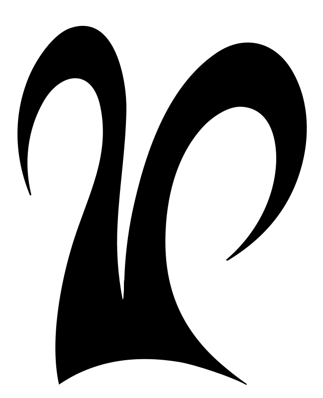 Asymmetric Ram Horn Crest