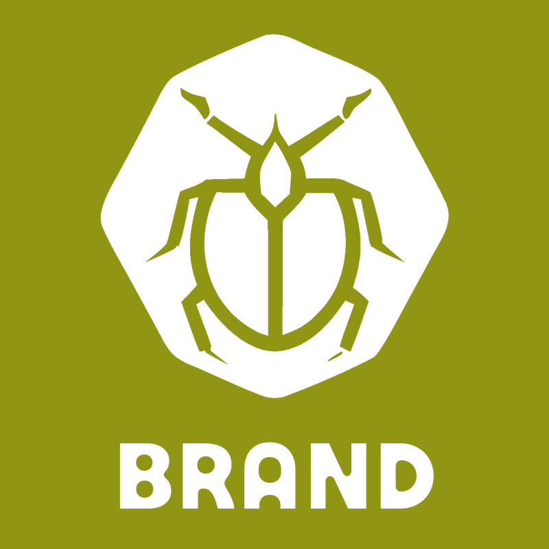 Beetle Octagon Negative Space Badge preview
