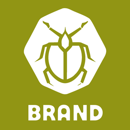 Beetle Octagon Negative Space Badge preview