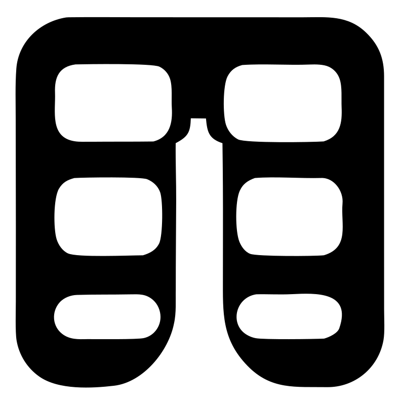 Binoculars Drone Badge