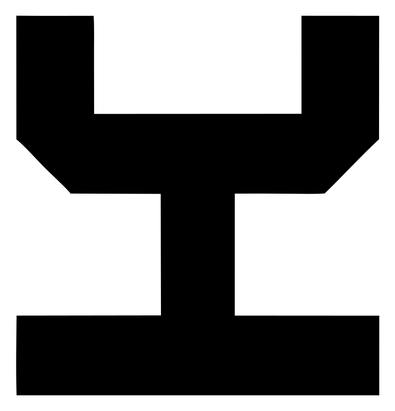 Blocky Anchor Flat Icon
