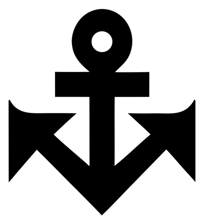 Blocky Anchor Zigzag Mark
