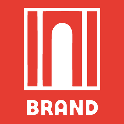 Blocky Arch Piano Keys Logo preview