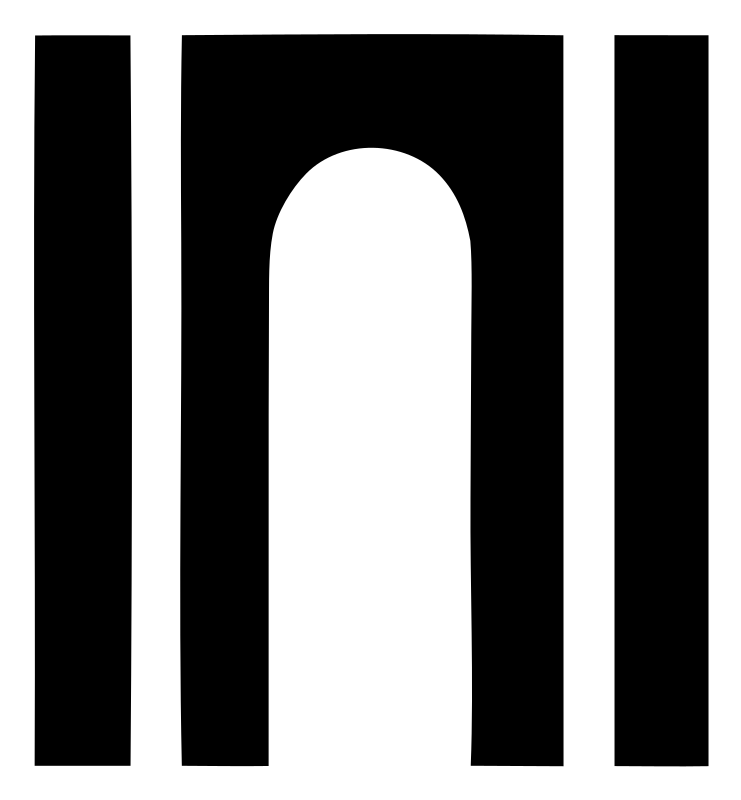 Blocky Arch Piano Keys Logo