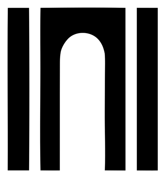 Blocky Arch Piano Keys Logo