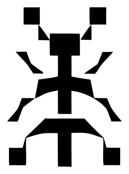 Blocky Beetle Pixel Mark