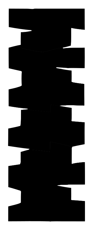 Blocky Column Stack Emblem