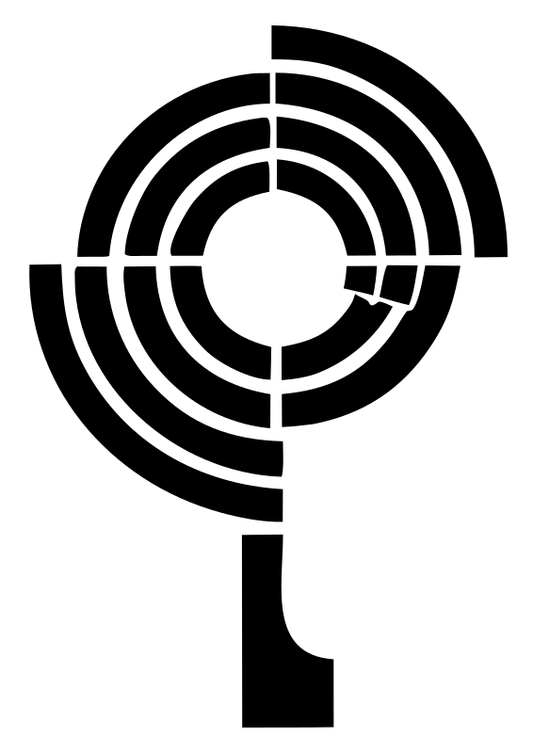 Blocky Concentric Loupe Icon
