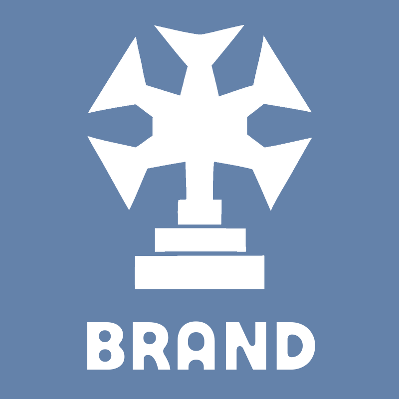 Blocky Cross Trophy Emblem preview