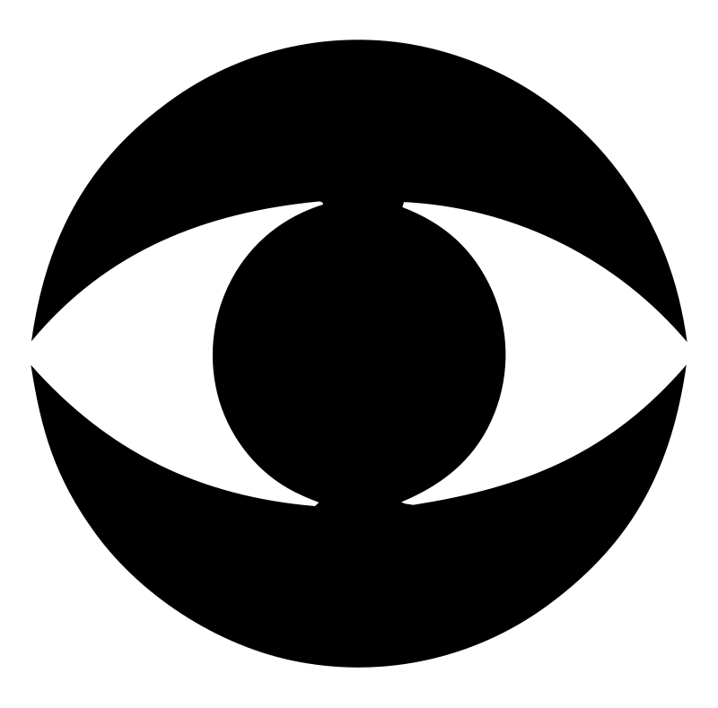 Blocky Eye Circle Logo