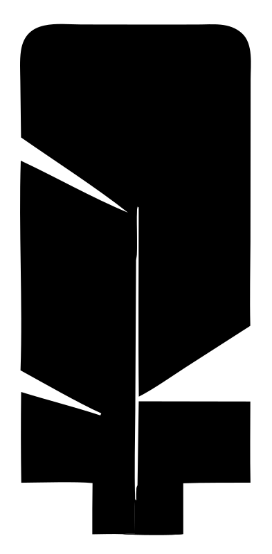Blocky Feather Quill Icon