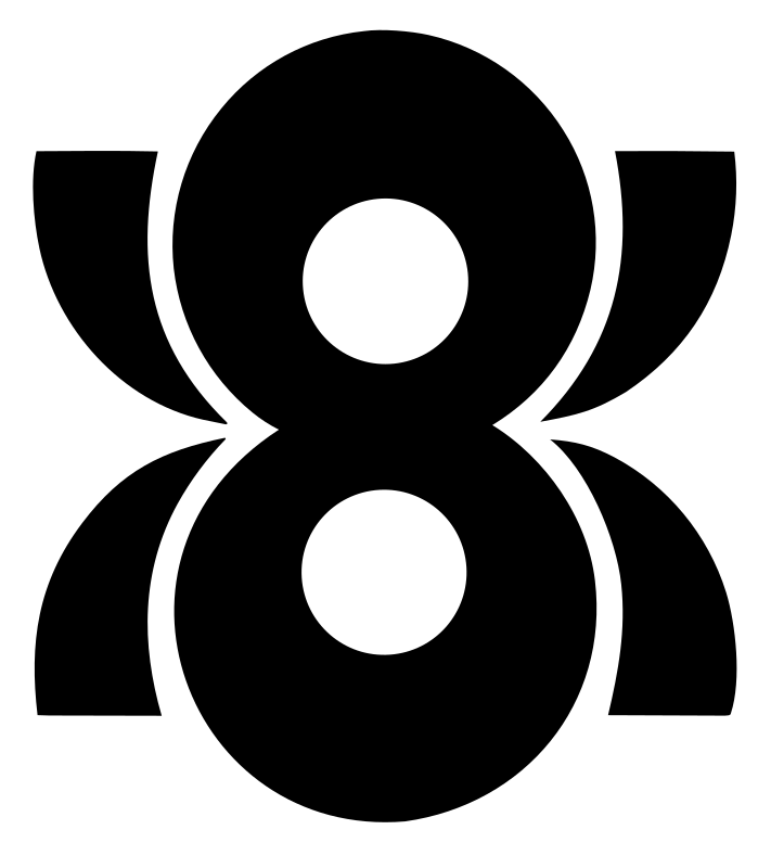 Blocky Figure Eight Signal Mark