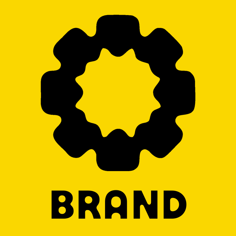 Blocky Gear Sun Badge preview