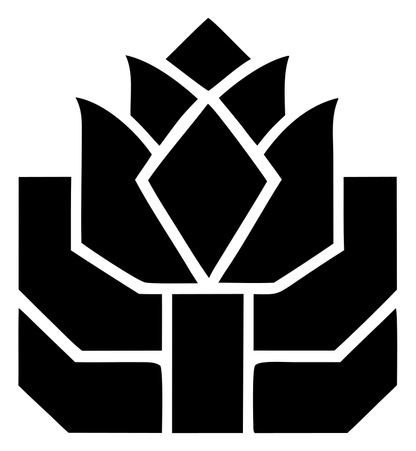Blocky Lotus Bloom Emblem