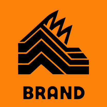 Blocky Mountain Flame Badge preview