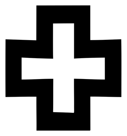 Blocky Nested Cross Logo