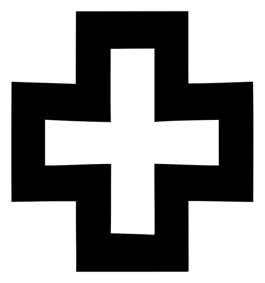 Blocky Nested Cross Logo