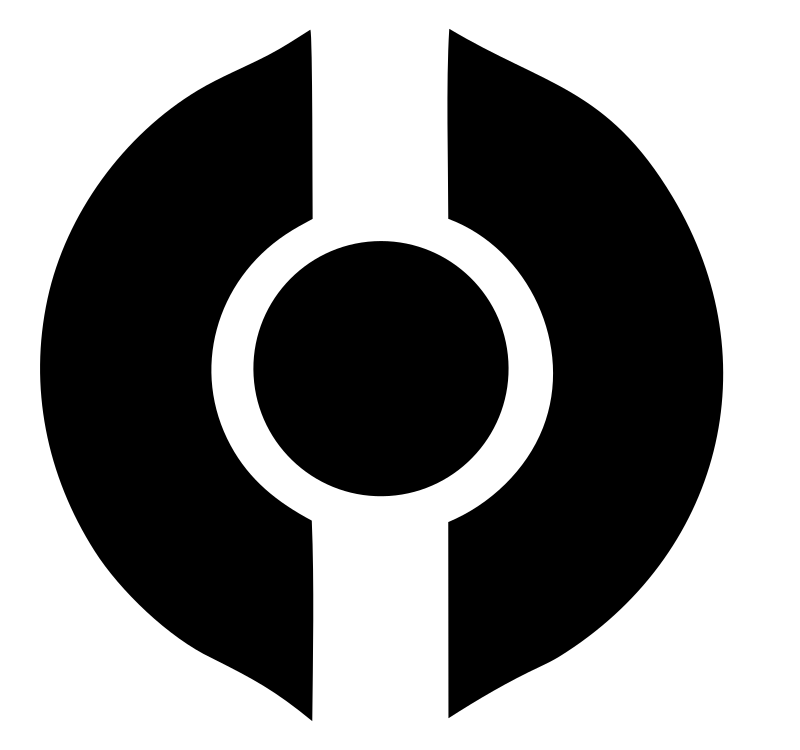 Blocky Orbit Pin Compass Mark