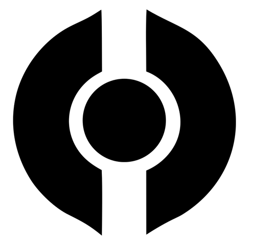 Blocky Orbit Pin Compass Mark