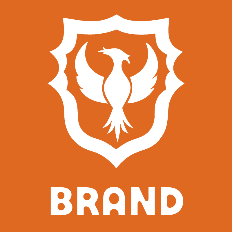 Blocky Phoenix Shield Badge preview