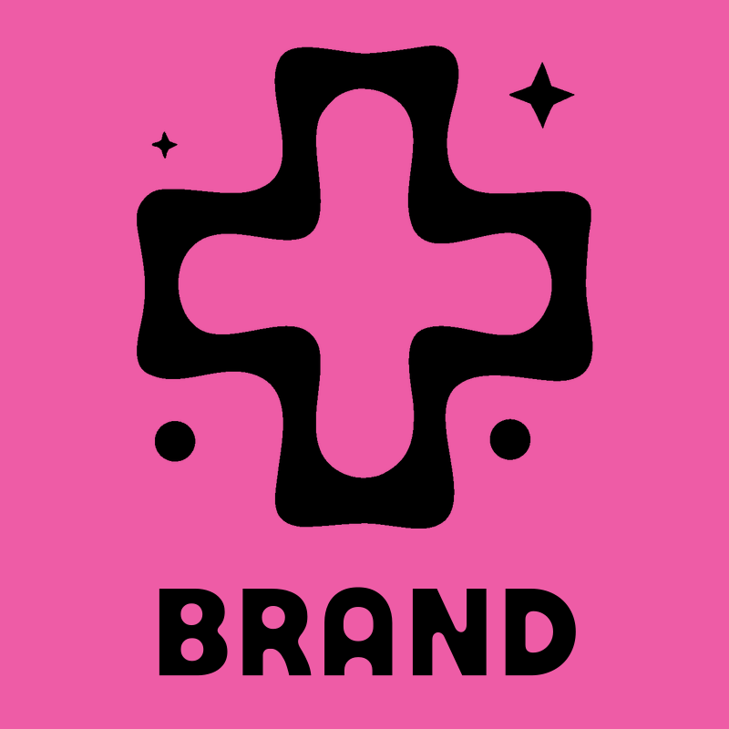 Blocky Plus Sparkle Badge preview