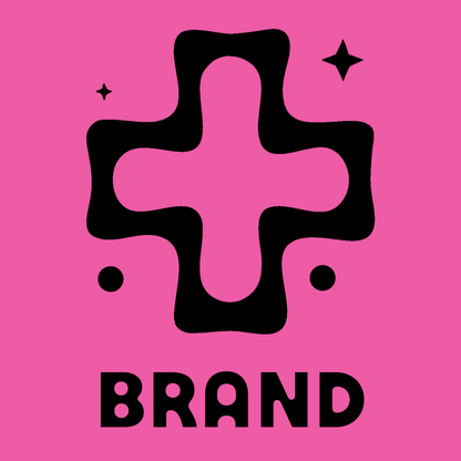 Blocky Plus Sparkle Badge preview
