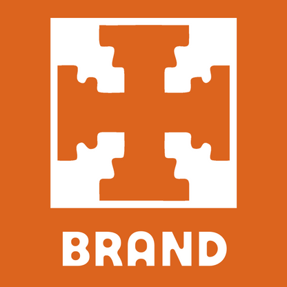 Blocky Puzzle Cross Badge preview