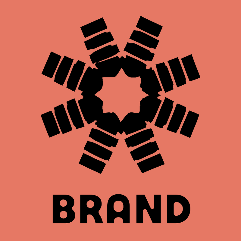 Blocky Rectangle Snowflake Crest preview