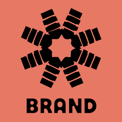 Blocky Rectangle Snowflake Crest preview