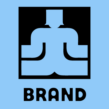Blocky Seated Figure Badge preview