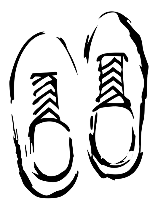 Blocky Sneaker Pair Crest