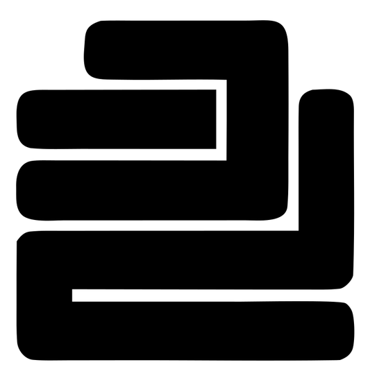 Blocky Stack Layers Badge