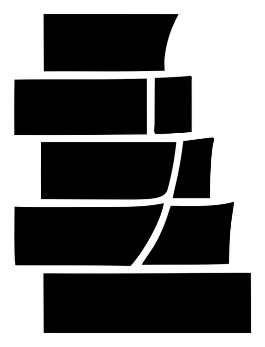 Blocky Stacked Layers Emblem