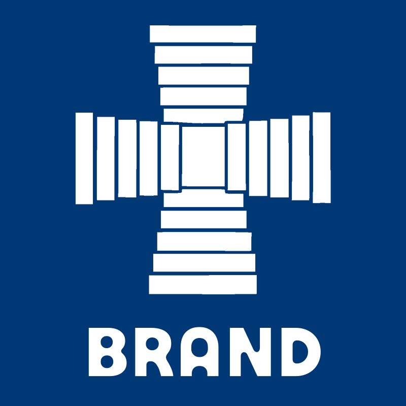 Blocky Striped Cross Badge preview