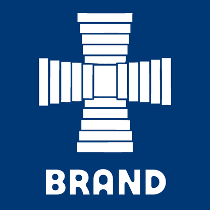 Blocky Striped Cross Badge preview