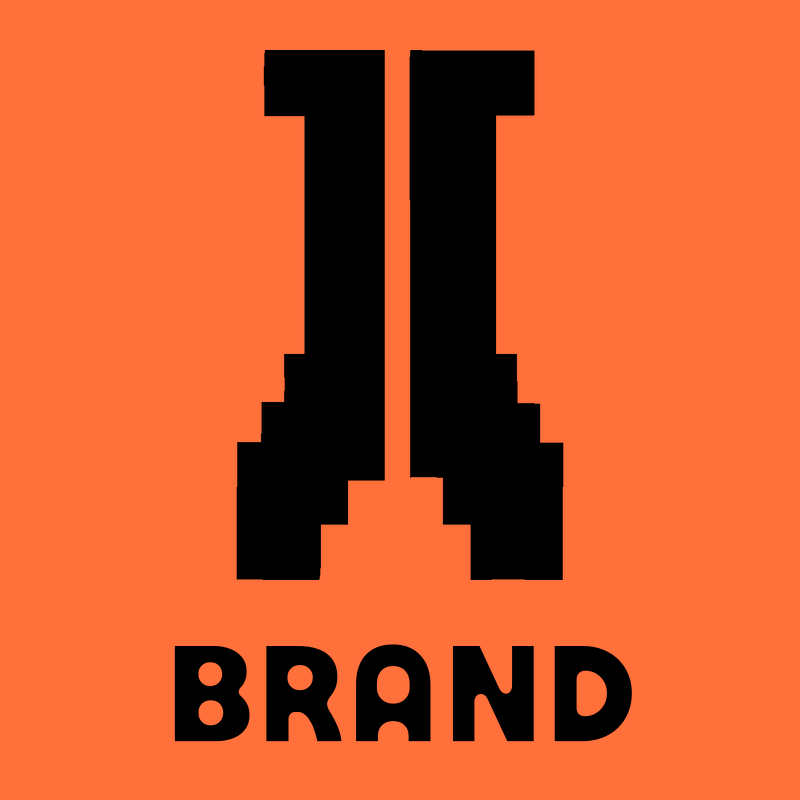 Blocky Twin Pillar Logo preview