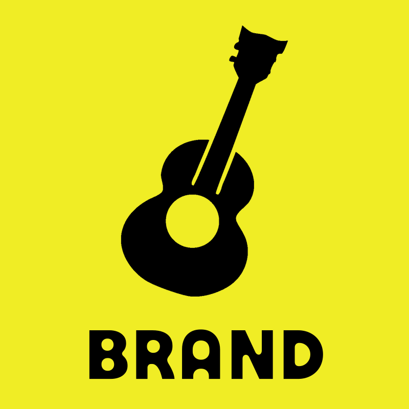 Bold Acoustic Guitar Icon preview